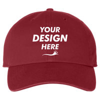 47 Brand Clean Up Cap, Cardinal, Front view, Mockup