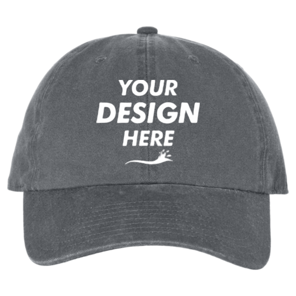 47 Brand Clean Up Cap, Charcoal, Front view, Mockup