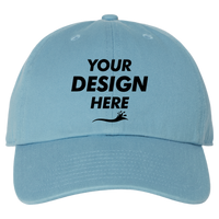 47 Brand Clean Up Cap, Columbia Blue, Front view, Mockup