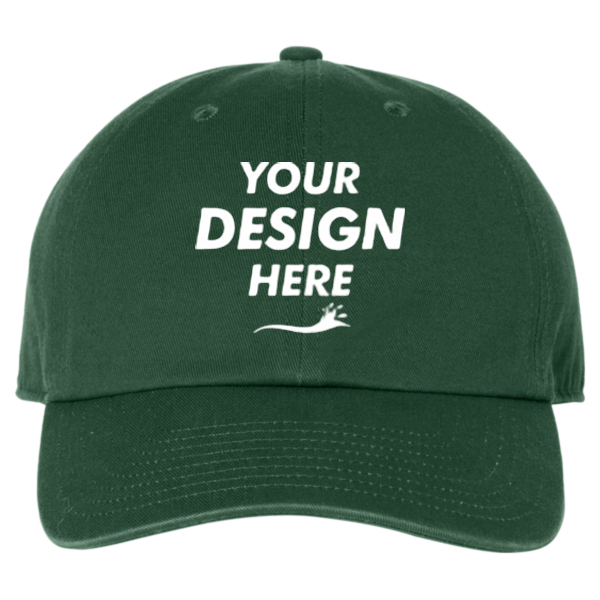 47 Brand Clean Up Cap, Dark Green, Front view, Mockup