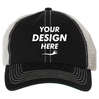 47 Brand Trawler Cap, Black / Stone, Front view, Mockup