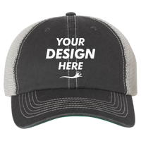 47 Brand Trawler Cap, Charcoal / Stone, Front view, Mockup