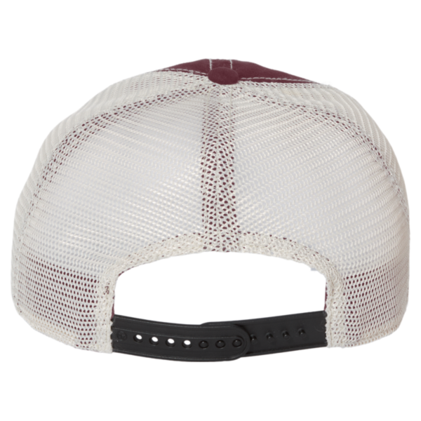 47 Brand Trawler Cap, Dark Maroon / Stone, Back view