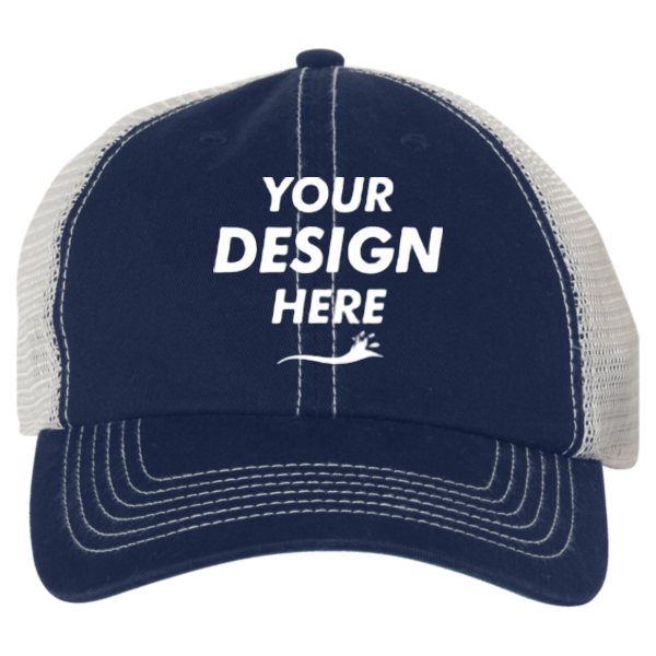47 Brand Trawler Cap, Navy / Stone, Front view, Mockup