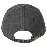 Adams Classic Pigment Distressed Cap, Black, Back view