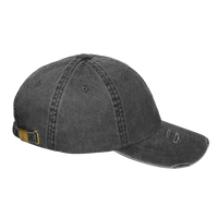 Adams Classic Pigment Distressed Cap, Black, Right Side view