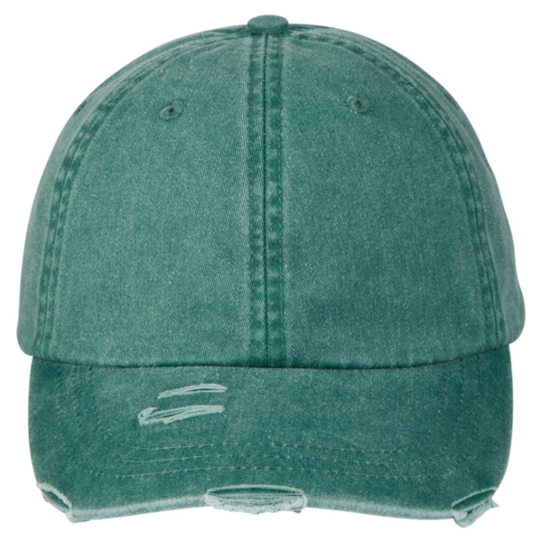 Adams Classic Pigment Distressed Cap, Forest Green, Front view