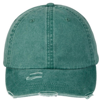 Adams Classic Pigment Distressed Cap, Forest Green, Front view