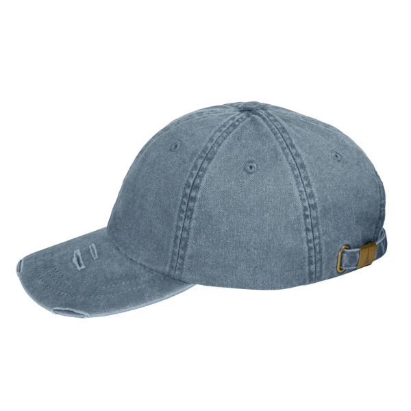 Adams Classic Pigment Distressed Cap, Navy, Left Side view