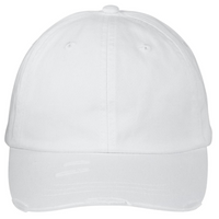 Adams Classic Pigment Distressed Cap, White, Front view