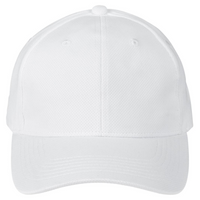 Adams Endurance Recycled Mesh Cap, White, Front view
