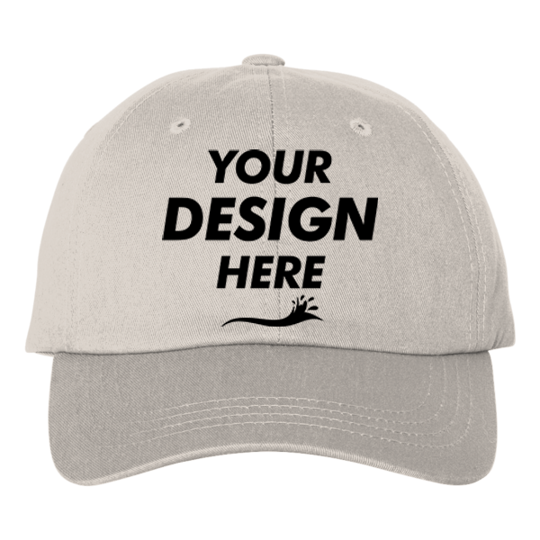 Adams Optimum II True Color Cap, Stone, Front view, Mockup