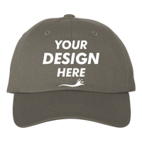 Adams Optimum Pigment-Dyed Dad Hat, Cactus / Cactus, Front view, Mockup
