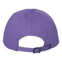 Adams Optimum Pigment-Dyed Dad Hat, Grape / Grape, Back view