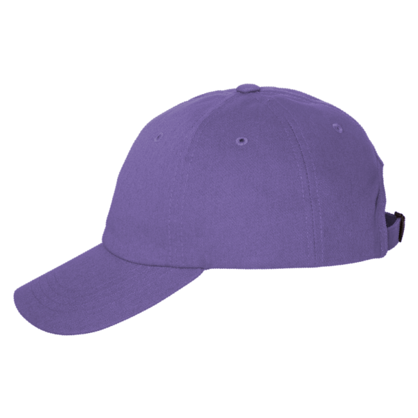 Adams Optimum Pigment-Dyed Dad Hat, Grape / Grape, Left Side view