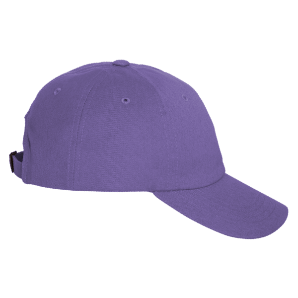 Adams Optimum Pigment-Dyed Dad Hat, Grape / Grape, Right Side view