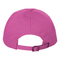 Adams Optimum Pigment-Dyed Dad Hat, Neon Pink / Neon Pink, Back view