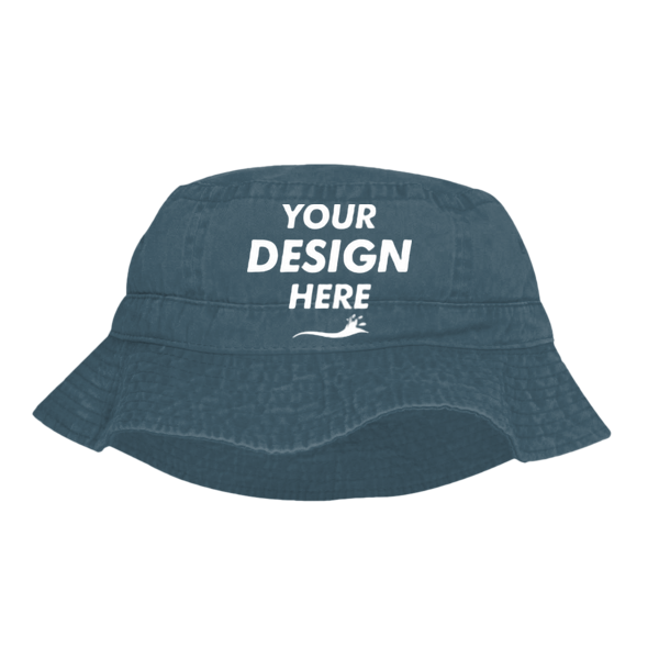 Adams Vacationer Bucket Hat, Navy, Front view, Mockup