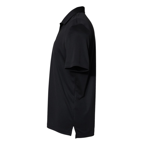 Adidas Floating 3-Stripes Polo, Black / White, Left Sleeve view