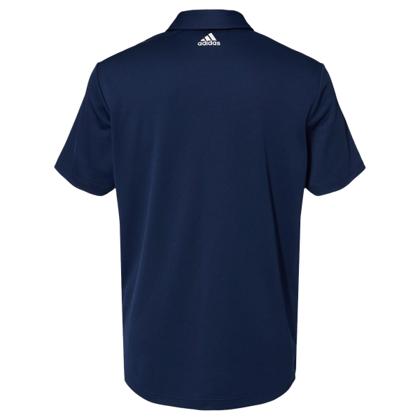 Adidas Floating 3-Stripes Polo, Team Navy Blue / White, Back view