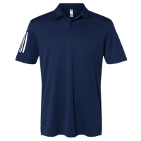 Adidas Floating 3-Stripes Polo, Team Navy Blue / White, Front view