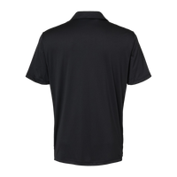 Adidas Men's 3-Stripes Chest Polo, Black / White, Back view