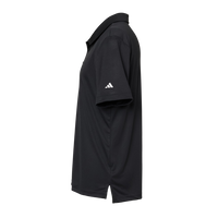 Adidas Men's 3-Stripes Chest Polo, Black / White, Left Sleeve view