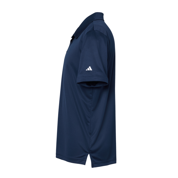 Adidas Men's 3-Stripes Chest Polo, Collegiate Navy / White, Left Sleeve view