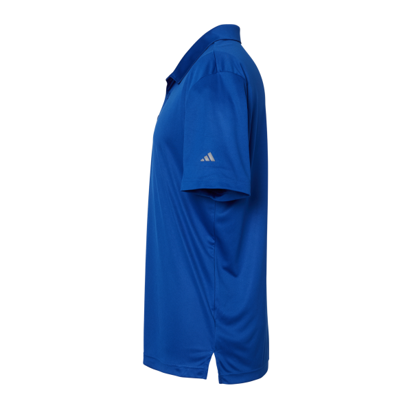 Adidas Men's 3-Stripes Chest Polo, Collegiate Royal / Grey Three, Left Sleeve view