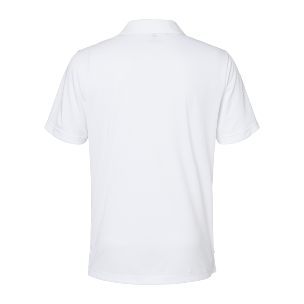 Adidas Men's 3-Stripes Chest Polo, White / Black, Back view