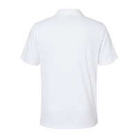 Adidas Men's 3-Stripes Chest Polo, White / Black, Back view