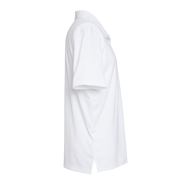 Adidas Men's 3-Stripes Chest Polo, White / Black, Right Sleeve view