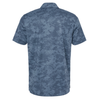 Adidas Men's All Over Camo Print Polo, Tech Ink, Back view