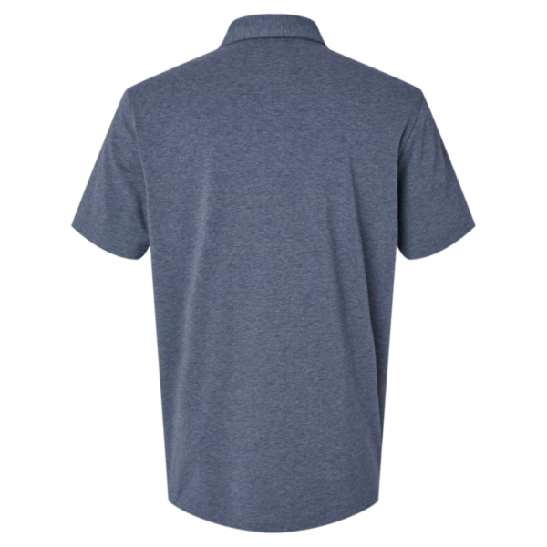 Adidas Men's Blended Polo, Collegiate Navy Melange, Back view
