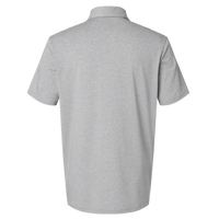 Adidas Men's Blended Polo, Grey Three Melange, Back view