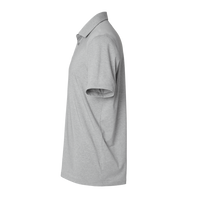 Adidas Men's Blended Polo, Grey Three Melange, Left Sleeve view