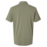 Adidas Men's Blended Polo, Olive Strata Melange, Back view
