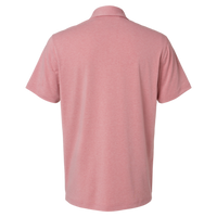 Adidas Men's Blended Polo, Pink Strata Melange, Back view