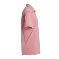 Adidas Men's Blended Polo, Pink Strata Melange, Right Sleeve view