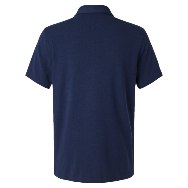 Adidas Men's Blended Polo, Solid Collegiate Navy, Back view