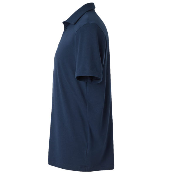Adidas Men's Blended Polo, Solid Collegiate Navy, Left Sleeve view