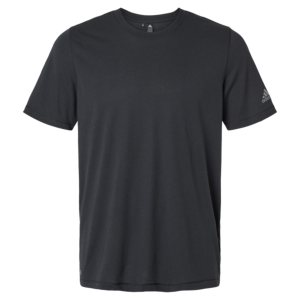 Adidas Men's Blended T-Shirt, Black, Front view