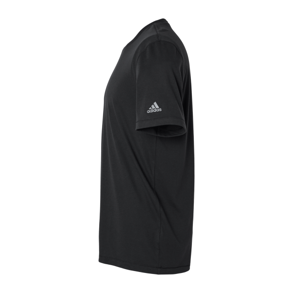 Adidas Men's Blended T-Shirt, Black, Left Sleeve view