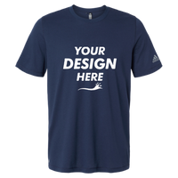Adidas Men's Blended T-Shirt, Collegiate Navy, Front view, Mockup