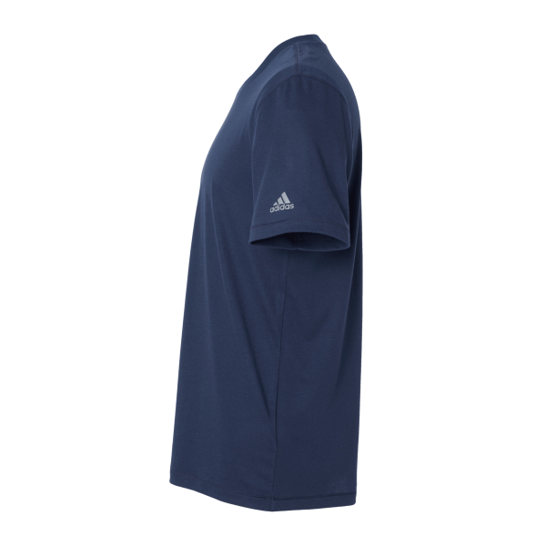 Adidas Men's Blended T-Shirt, Collegiate Navy, Left Sleeve view