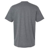 Adidas Men's Blended T-Shirt, Dark Grey Heather, Back view