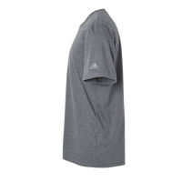 Adidas Men's Blended T-Shirt, Dark Grey Heather, Left Sleeve view