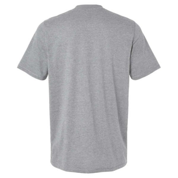 Adidas Men's Blended T-Shirt, Medium Grey Heather, Back view
