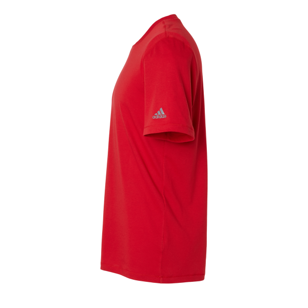 Adidas Men's Blended T-Shirt, Power Red, Left Sleeve view