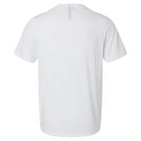 Adidas Men's Blended T-Shirt, White, Back view